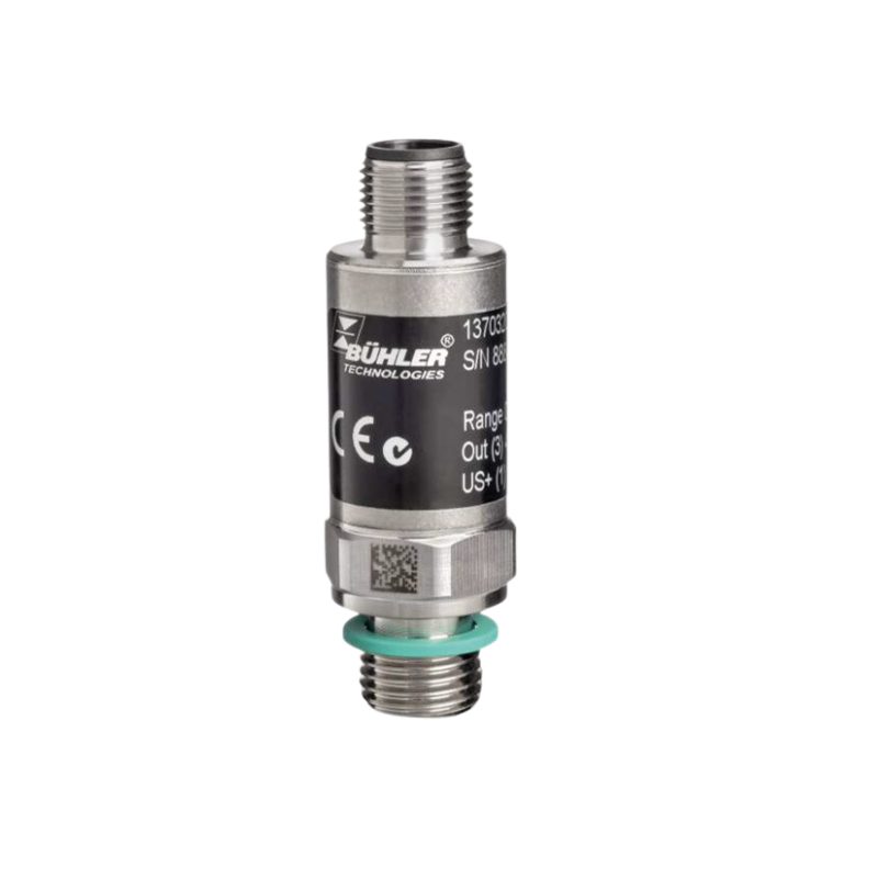 Transdutor de pressão Bühler 4-20 mA, ficha M12