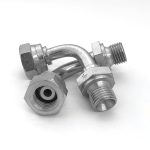 90° male-female BSP adapter