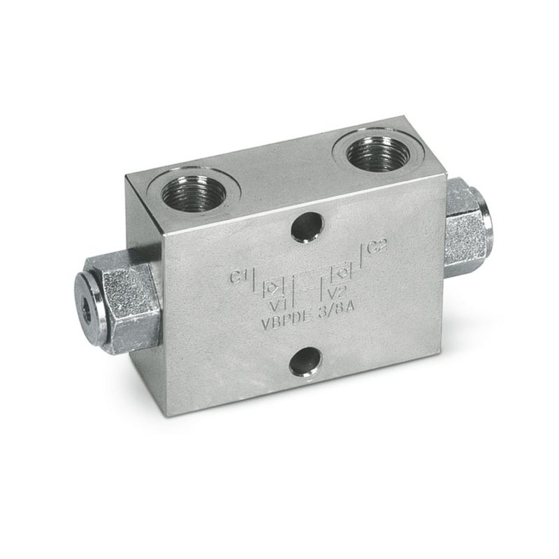 Clapet piloté double effet Marchesini VBPDE A