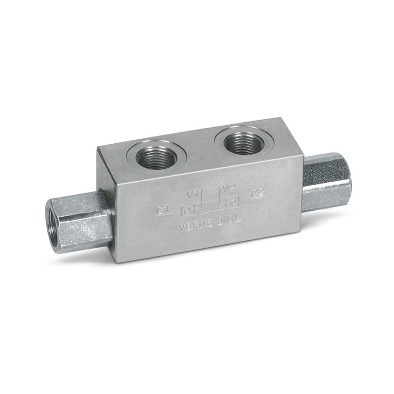 Clapet piloté double effet Marchesini VBPDE