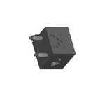 Base alta-baja presión NG10 Eurofluid ET215/3F1F, AP 3/8", BP y T 3/4" traseras