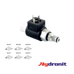 VANNE À DOUBLE POUPEE NC 2/2 VOIES 3/4-16 UNF MDV30E AVEC ÉMERGENCE