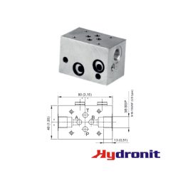 BLOQUE CETOP 3 HYDRONIT