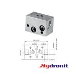 BLOQUE SERIE CETOP 3 - PUERTOS LATERALES 3/8" BSP