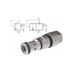 Elemento lógico Argo-Hytos SL2H-BP3/H2I12 normalmente fechado (cartucho)