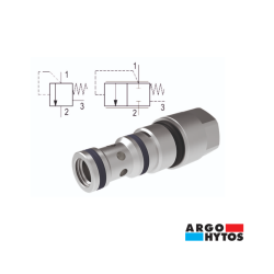 LOGIC VALVE. NORMALLY CLOSED 80L/MIN 350BAR CAV10-3S (REG. 1.4 A 14 BAR): SL2H-BP3/H2I12-140-S-B