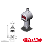 PRESSOSTATO ELETRÓNICO HYDAC EDS 3446-1-0250-000