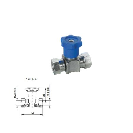 Manometer-Absperrventil Hydronit