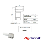 INTERUPTEUR DE PRESSION 1/8 BSPP POUR MANIFOLD DE FILTRE DE RETOUR
