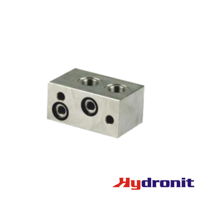 BLOQUE PARALELO CETOP 3 - PUERTOS TRASEROS DE 3/8" BSP