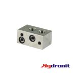 BLOQUE PARALELO CETOP 3 - PUERTOS TRASEROS DE 3/8" BSP