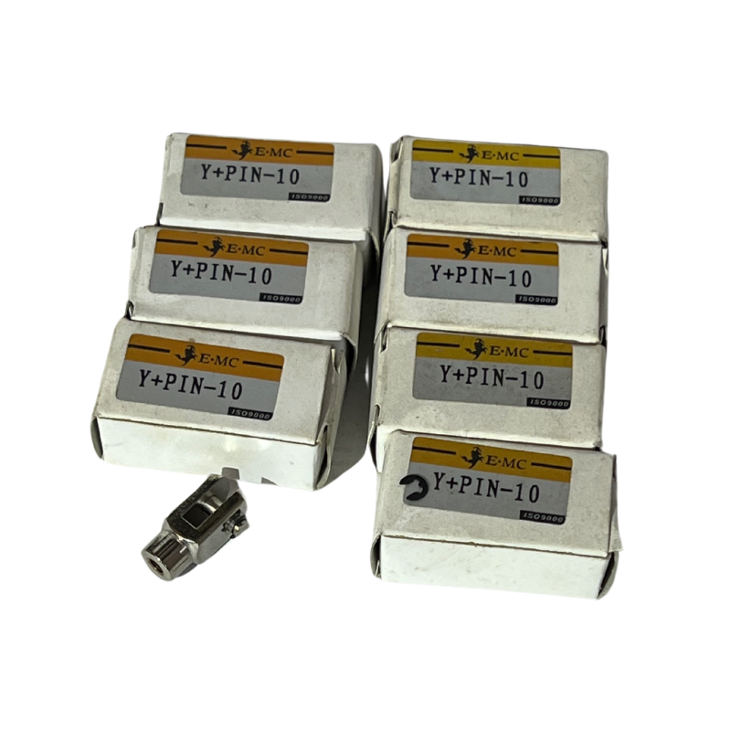 8 Forquilhas Y+PIN 10 M4x0.7 para cilindros pneumáticos e hidráulicos de haste 10mm