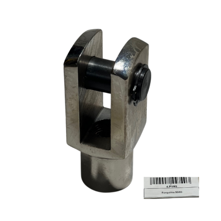 Forquilha Y+PIN 50/63 M16x1.5 para cilindros pneumáticos e hidráulicos de haste 50/60mm