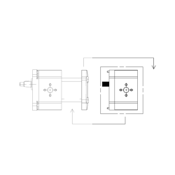 Grupo 3 Bombas de engranajes externos - etapa intermedia Hydreco HY3