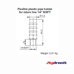 1/4"BSP HOLDER FOR SF12