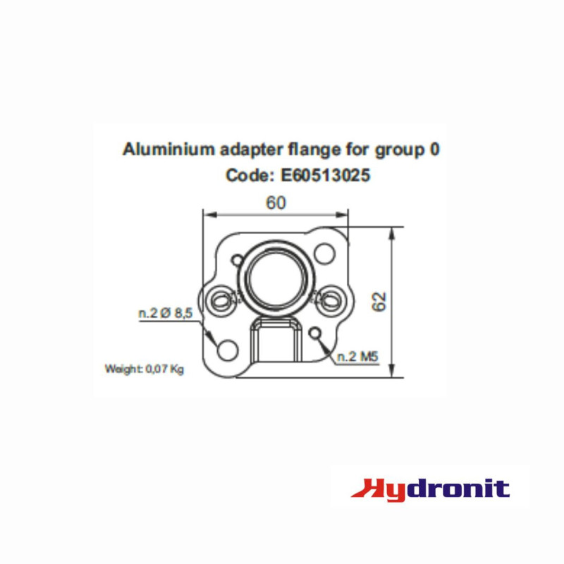FLANGE D'ADAPTATEUR POUR GROUPE 0