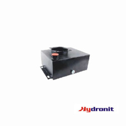 LT 8 VERTICAL SQUARE STEEL RESERVOIR+FILLER BREATHER+PLUG