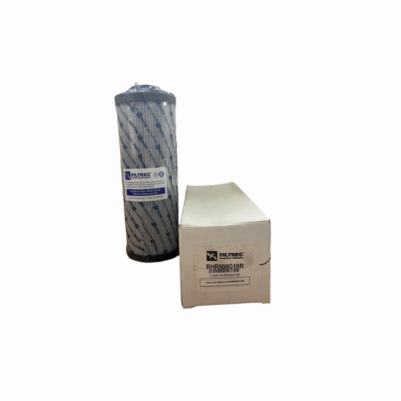 Filtro Retorno RHR500G10B Filtrec 10µm | Equivalente Hydac 0500R010BN4