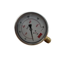 MANOMETRO HM 0-400BAR R.V. 1/2 D.100
