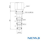COMPENSATEUR DE PRESSION 4 VOIES 50L/MIN 5BAR CAV 10-4