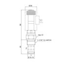 NEM 2-way proportional flow control valve (cartridge)