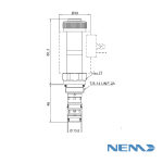 NEM 2/2 cartridge poppet solenoid valve | Hidro Orfão