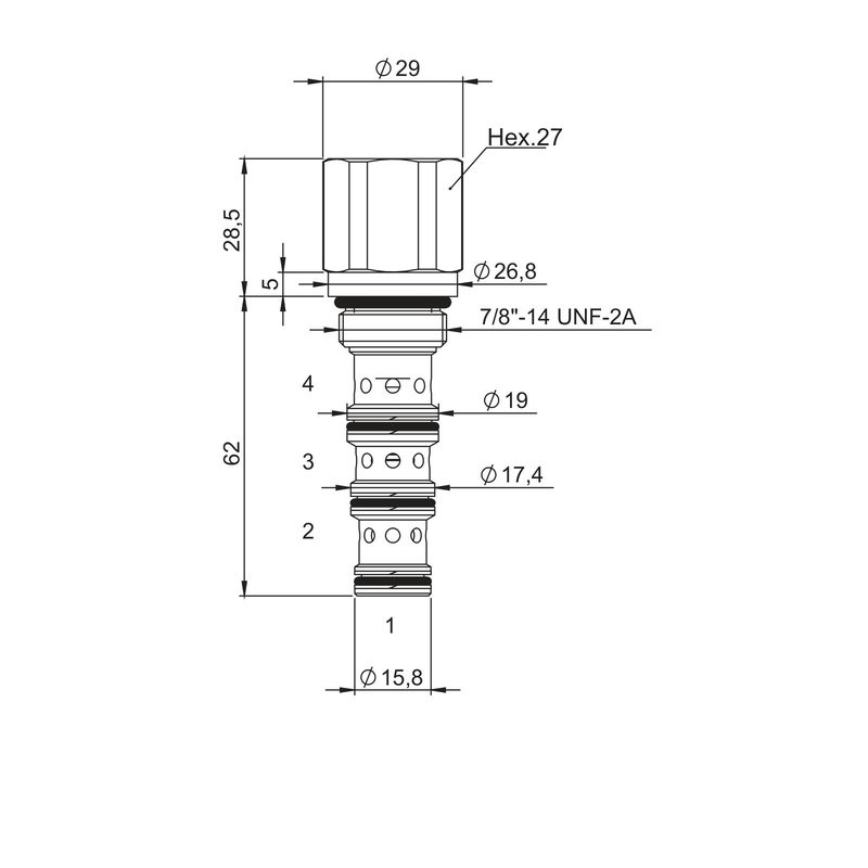 NEM piloted directional valve CAV10-4 | Hidro Orfão