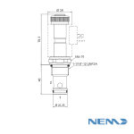 2/2 ELECTRIC DOUBLE POPPET VALVE. PILOT OPERATED NC 150L/MIN 350BAR CAV 12-2