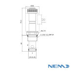2/2 ELECTRIC POPPET VALVE. PILOT OPERATED NC 150L/MIN 350BAR CAV 12-2