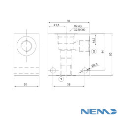 NEM STEEL LINE BODY FOR CARTRIDGE