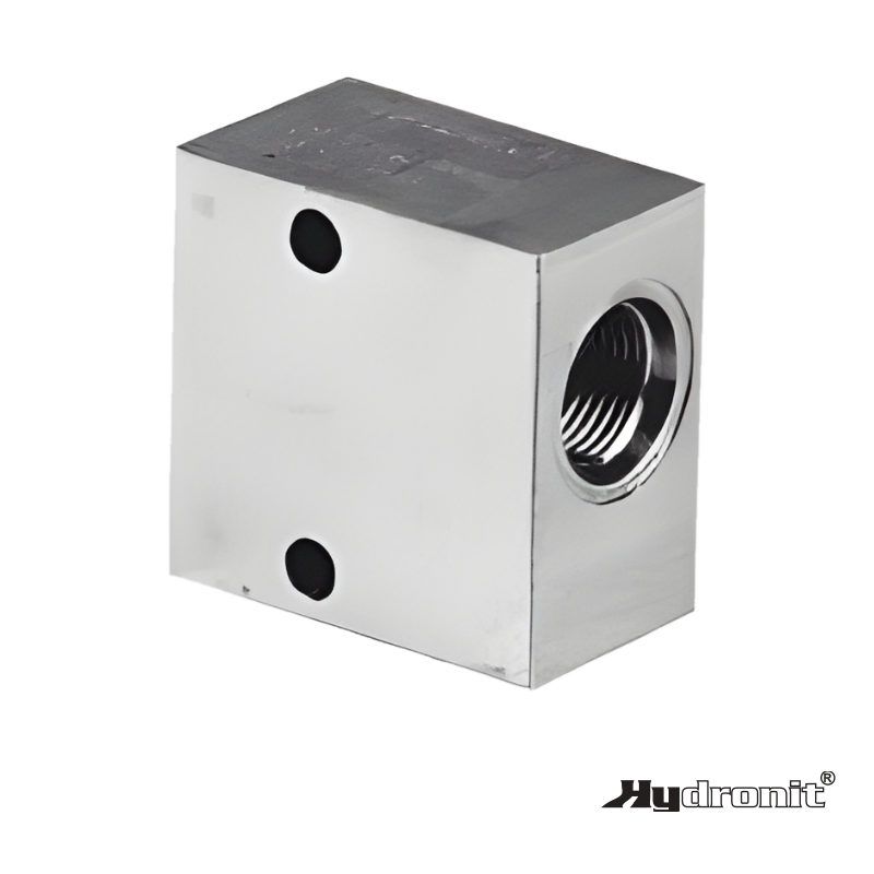 Blocco in linea per valvole 3/4-16 UNF Hydronit