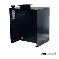 LT 20 SQUARE STEEL RESERVOIR+OIL LEVEL GAUGE+FILLER BREATHER+PLUG