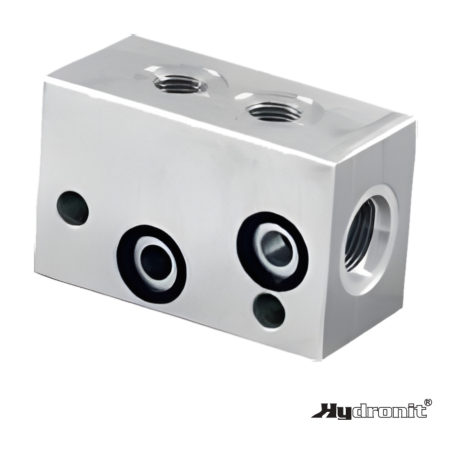 Block for MSV3V 3/2-way valve