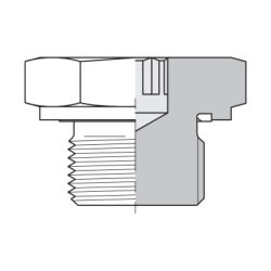 Plug ED Metric - Hydraulic Fittings for Leak-Proof System Assemblies