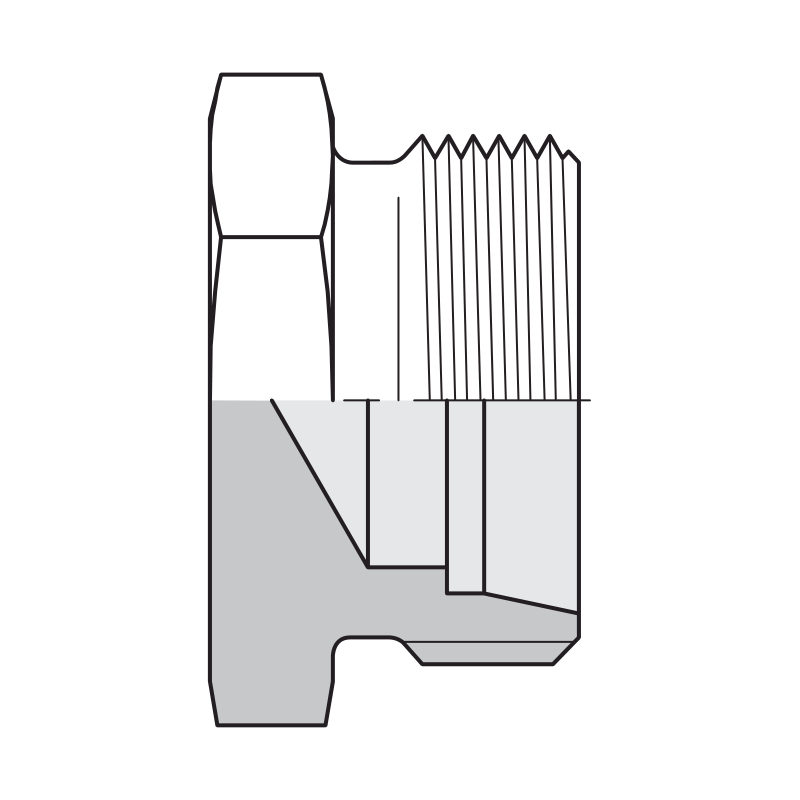 Male Plug ROV - Hydraulic Fittings for Leak-Proof System Assemblies