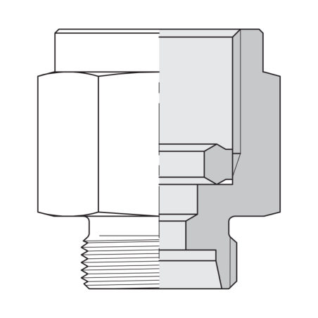 Union mâle DIN MAV 1/4"