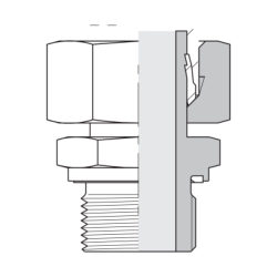 UNION TUBE-THREAD EVGE METRIC