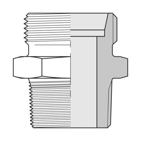 Union Tube-Thread GE Lubrication - Hydraulic Fittings for Leak-Proof System Assemblies