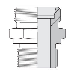 TUBO ROSCADO DE UNIÓN GE MÉTRICO