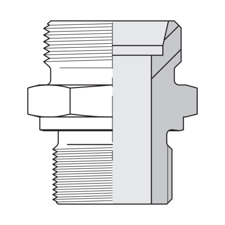 Union Tube-Thread GE Metric - Hydraulic Fittings for Leak-Proof System Assemblies