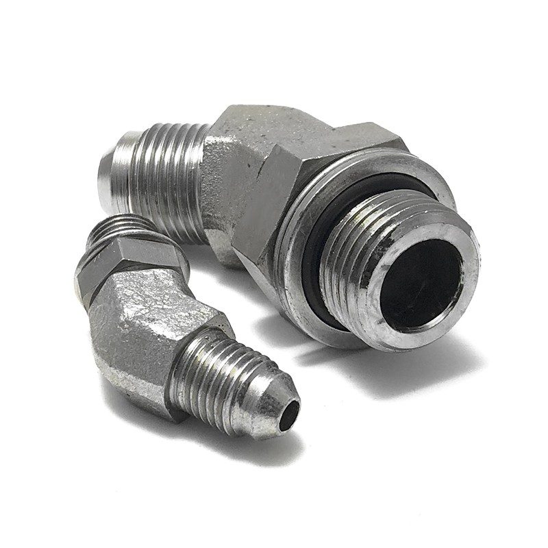 Gomito 45° maschio-maschio JIC-BSP (S615)