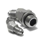 Gomito 45° maschio-maschio JIC-BSP (S615)