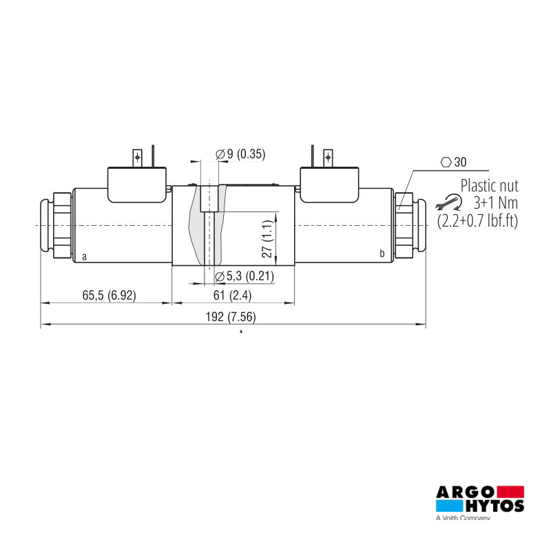 ELETROVÁLVULA ARGO-HYTOS RPE3