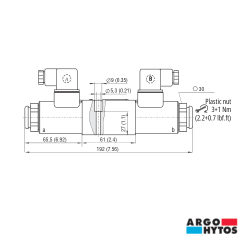 VANNE À SPOOL DIRECTIONNEL PROPORTIONNEL ARGO HYTOS NG4 : PRM2-043Z11/12-24E1K1