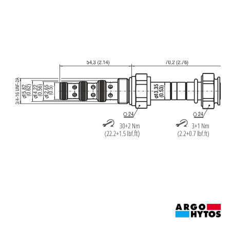 Électrovalve à cartouche Argo-Hytos 4/2 (SD2E)