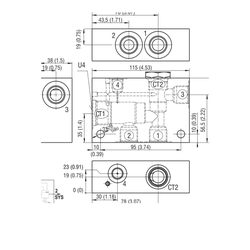 Argo-Hytos SU6A-U3 / U4 unloading valve and bodies