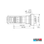 KICK DOWN LOAD SHUTTLE VALVE CAV8-3 (2 BAR) : SH1F-A3/L020-A