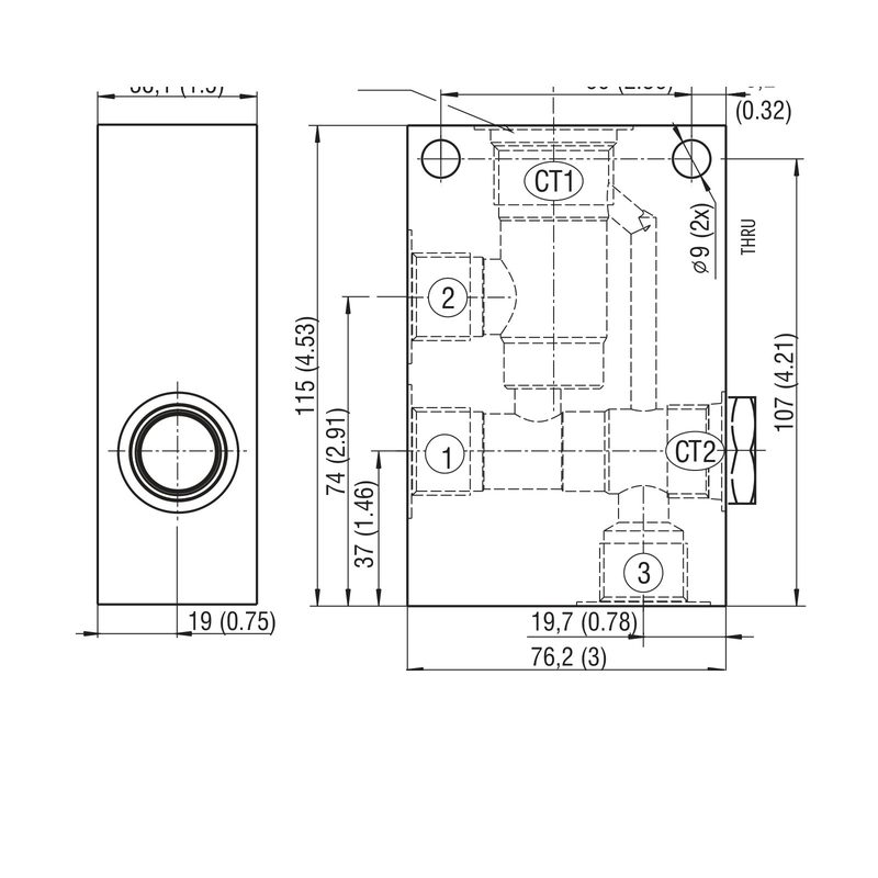 Argo-Hytos SU6A-U3 / U4 unloading valve and bodies
