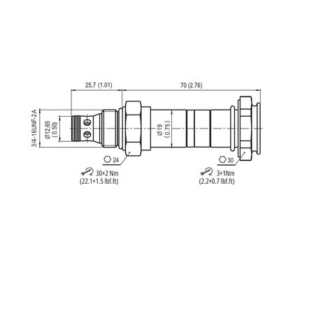 Elettrovalvola a cartuccia Argo-Hytos 2/2 (SD1E / SD2E / SD3E)