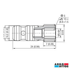 LOAD SHUTTLE VALVE G1/8" : LV1-043